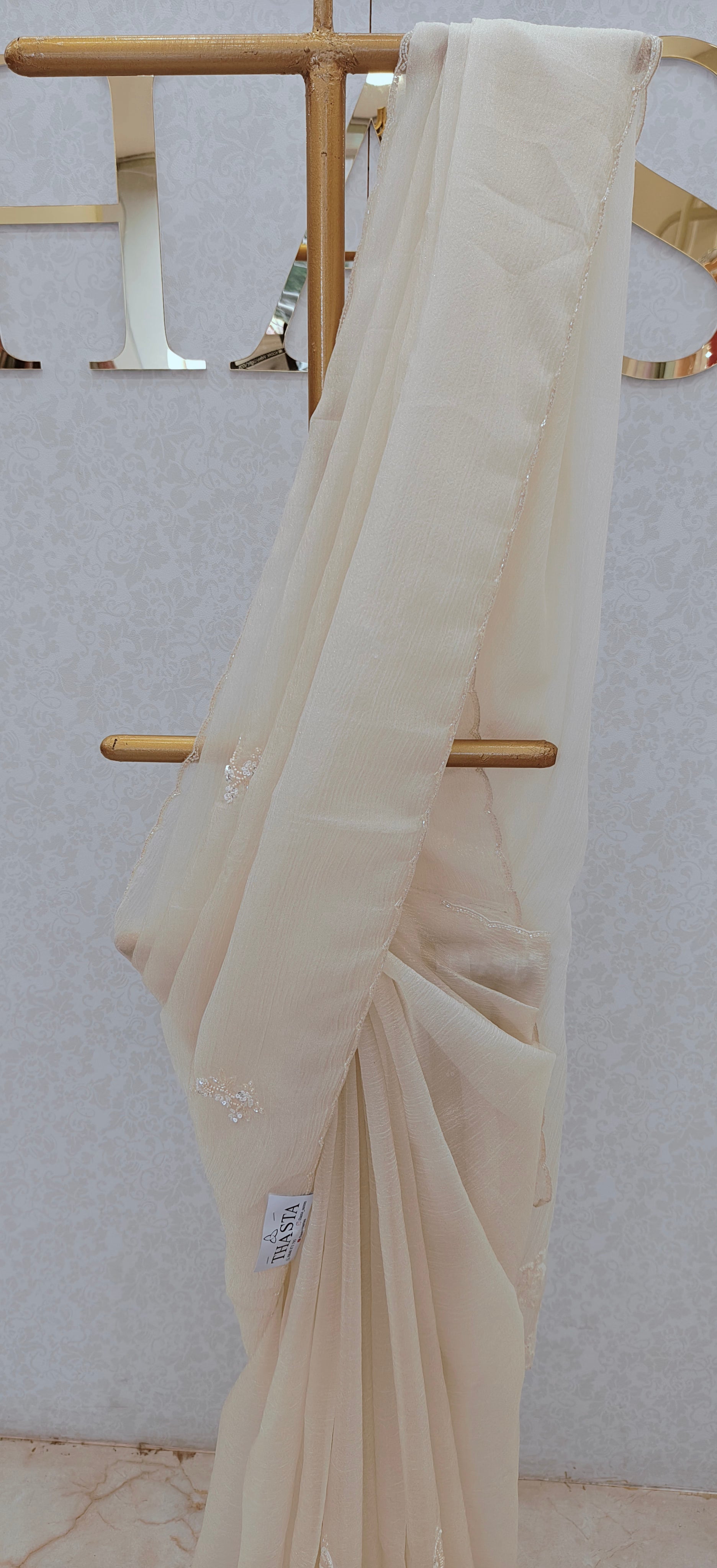 CRUSH ORGANZA SAREE