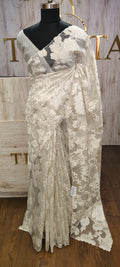 Turkish organza saree