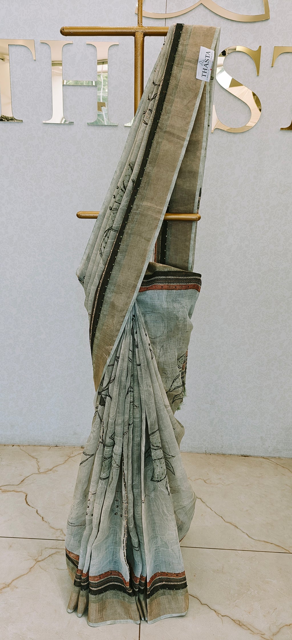 LINEN SAREE