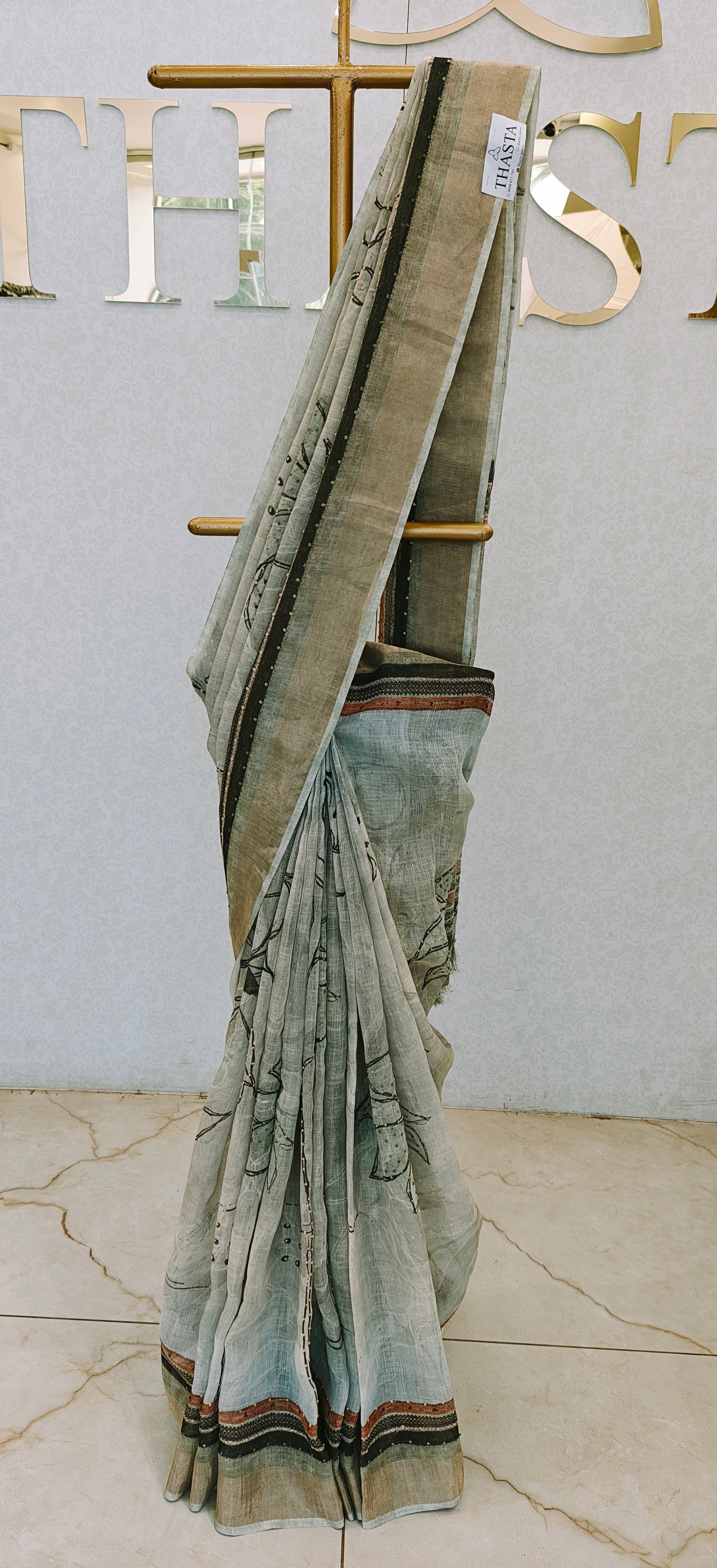 LINEN SAREE