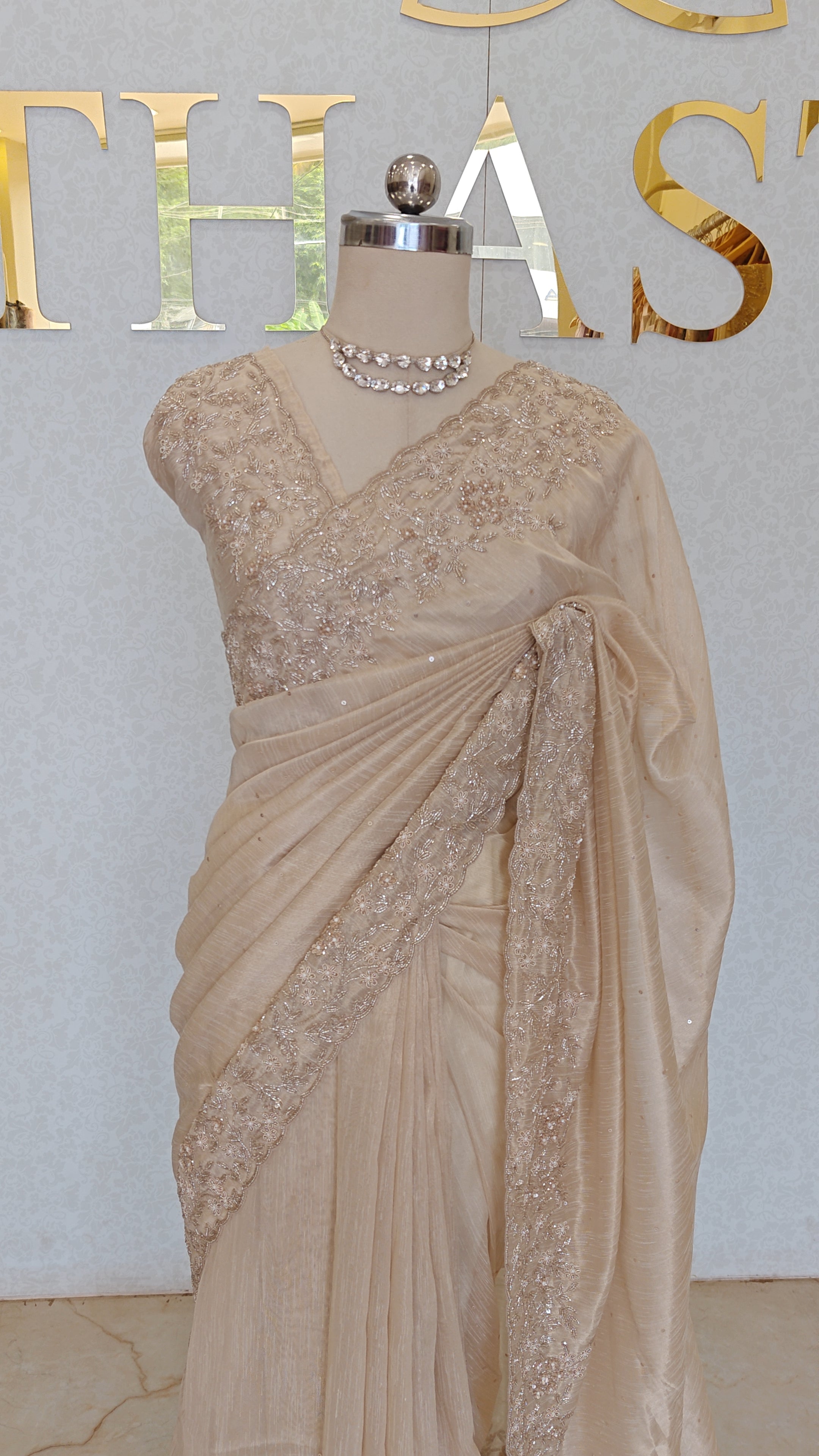 CHANDERI TISSUE SAREE