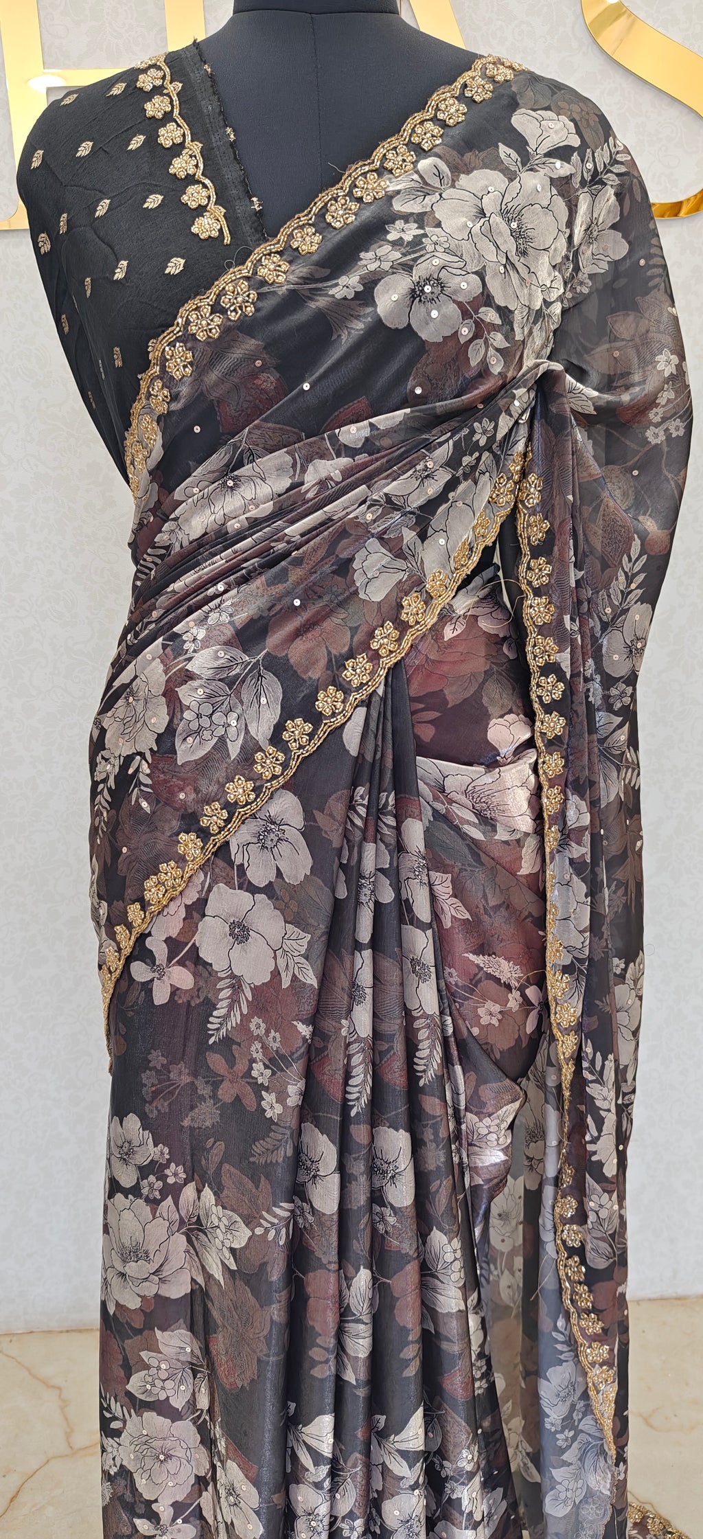 SATIN SAREE