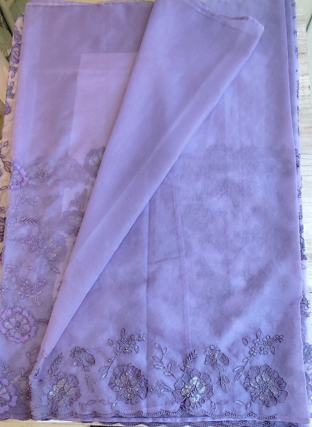Organza saree