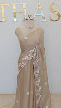 CRUSH ORGANZA SAREE