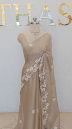 CRUSH ORGANZA SAREE