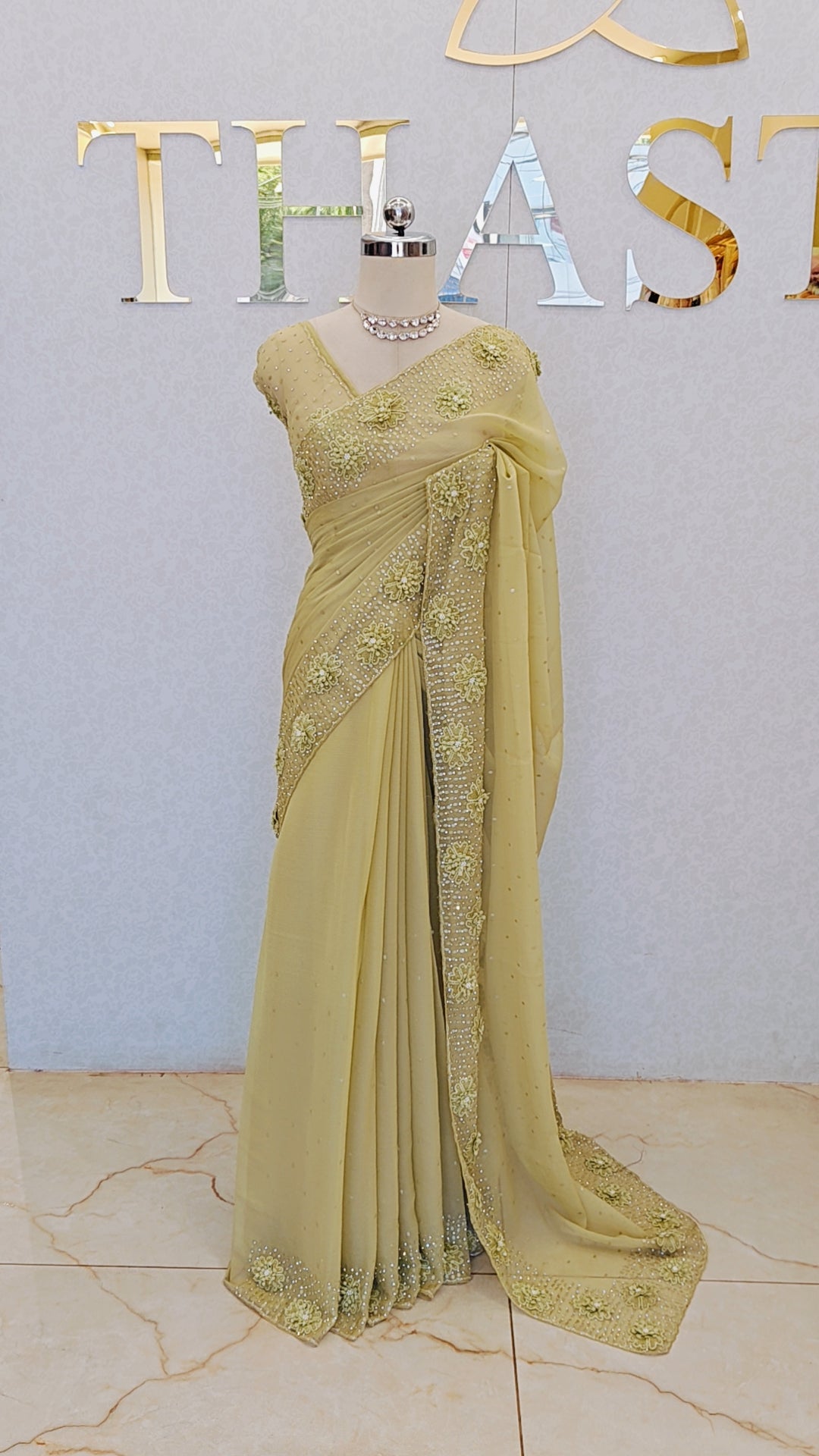 CRUSH ORGANZA SAREE