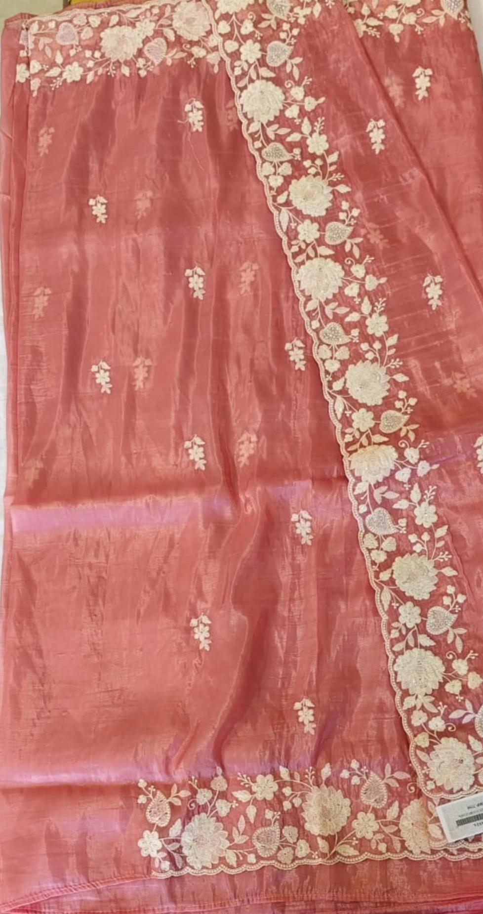 Organza saree