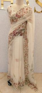 Organza saree