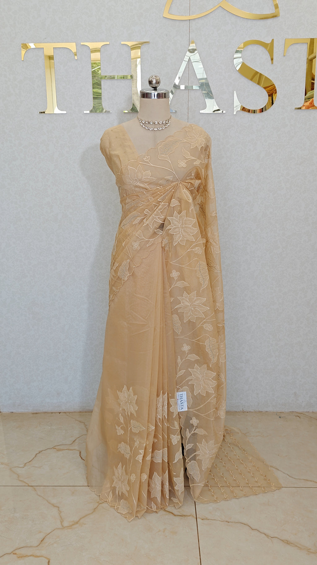 PURE ORGANZA SAREE