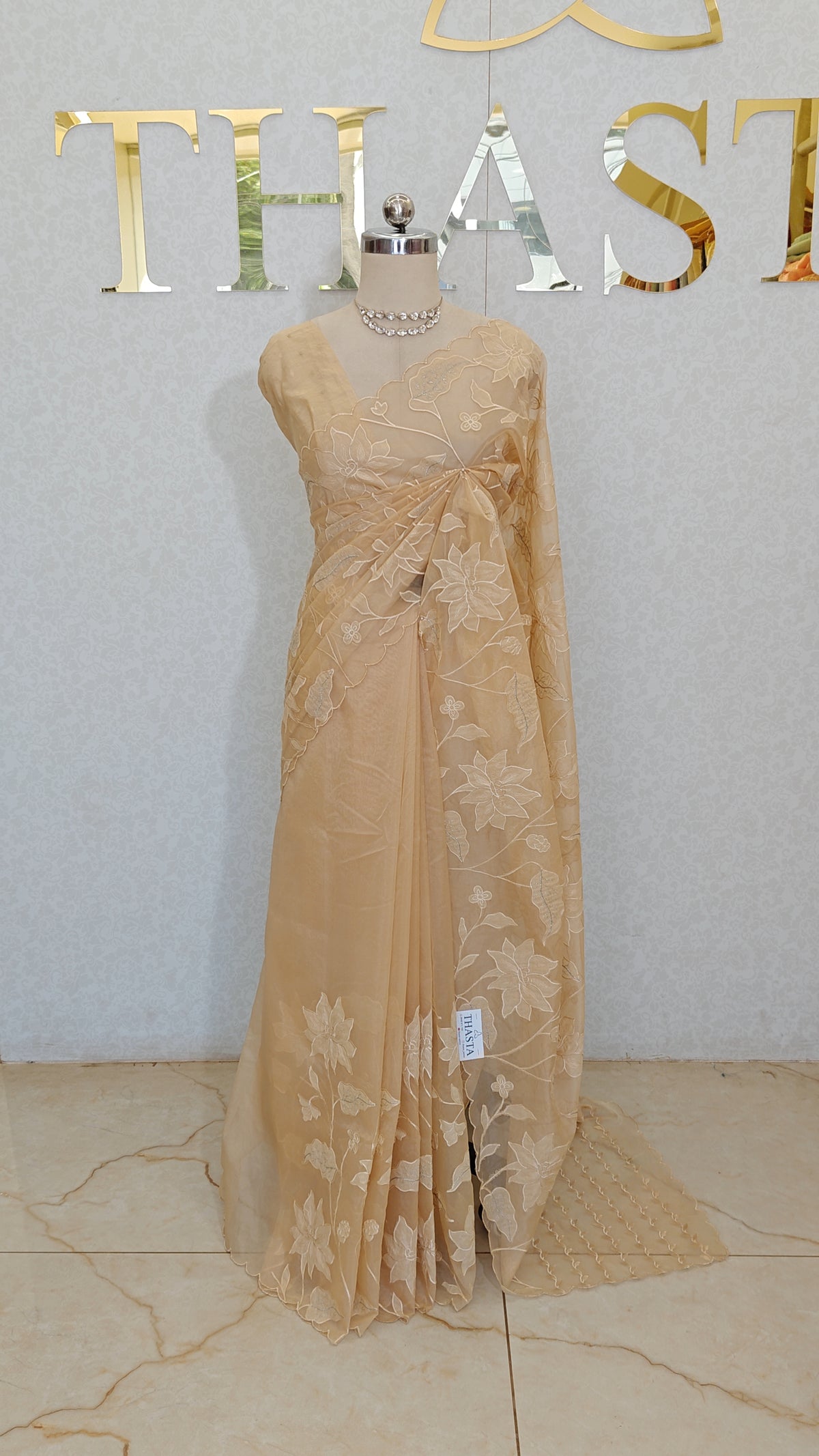 PURE ORGANZA SAREE