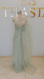 CRUSH ORGANZA SAREE