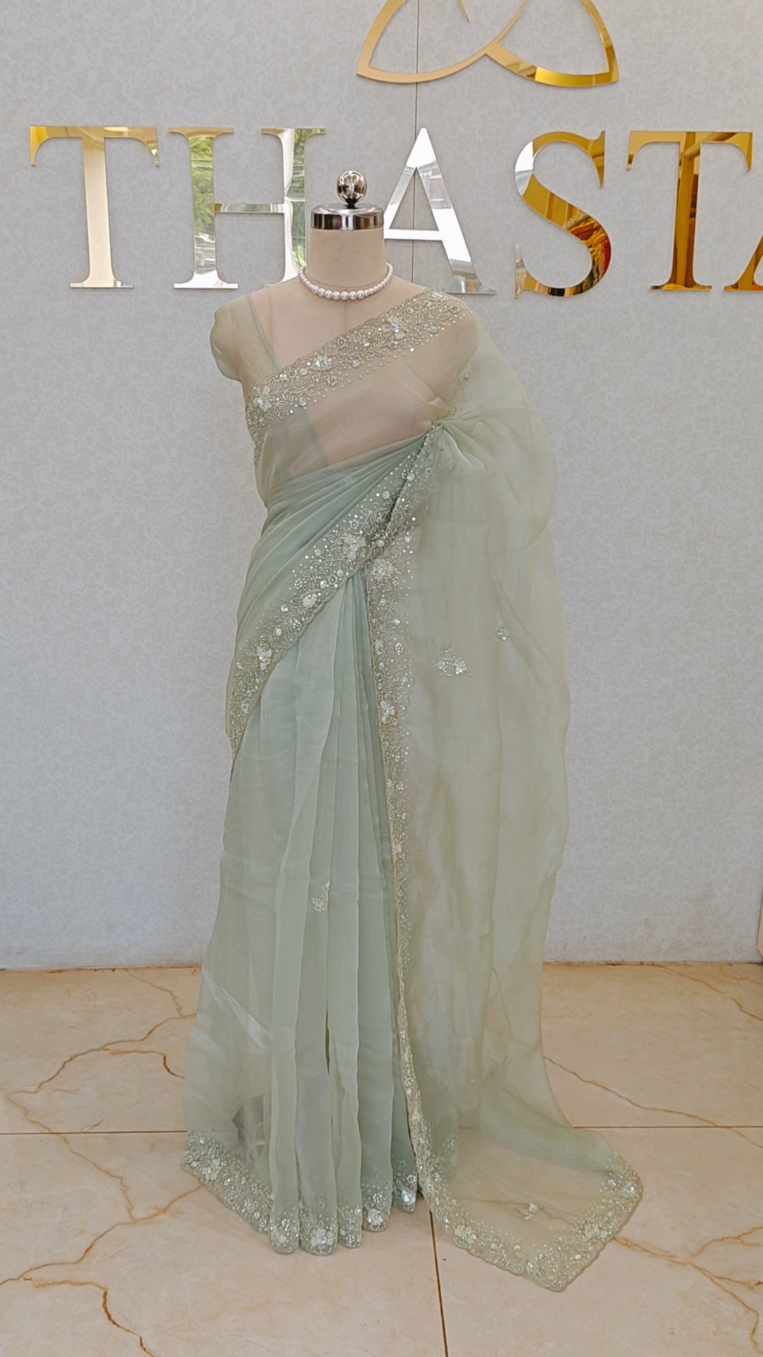 CRUSH ORGANZA SAREE