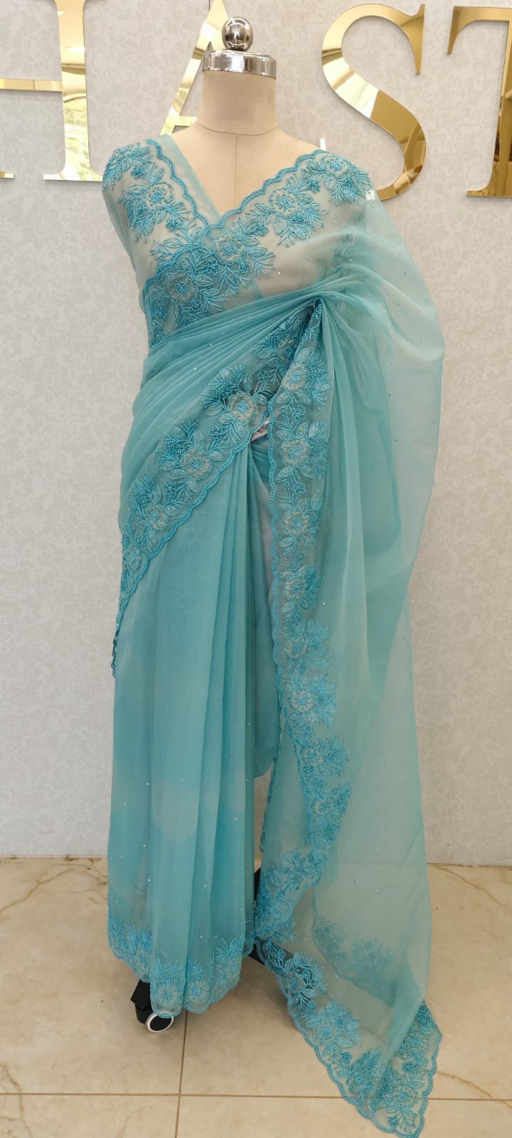 Organza saree