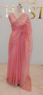 CRUSH ORGANZA SAREE