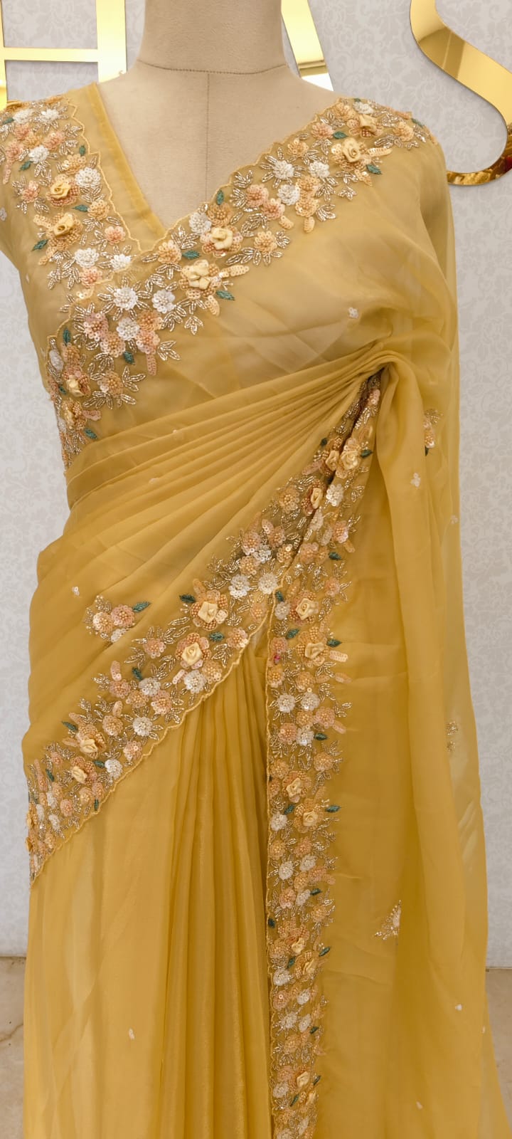 ORGANZA SAREE