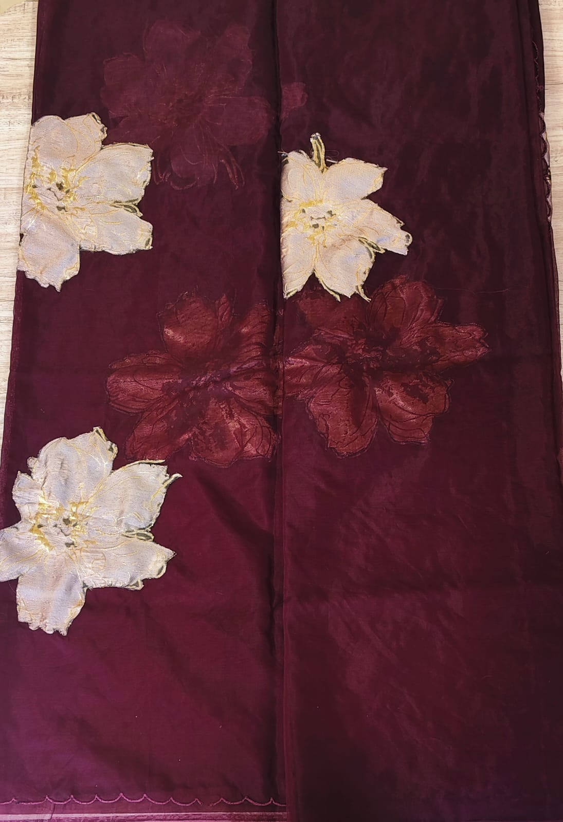Organza saree