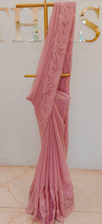 SOFT ORGANZA SAREE
