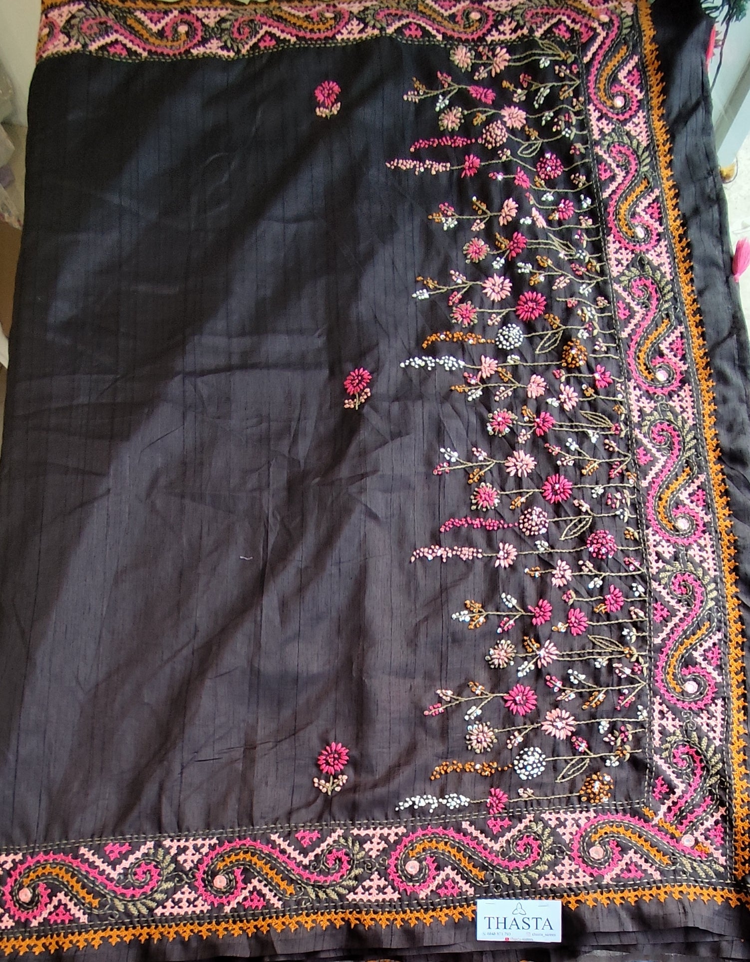 Tussar saree
