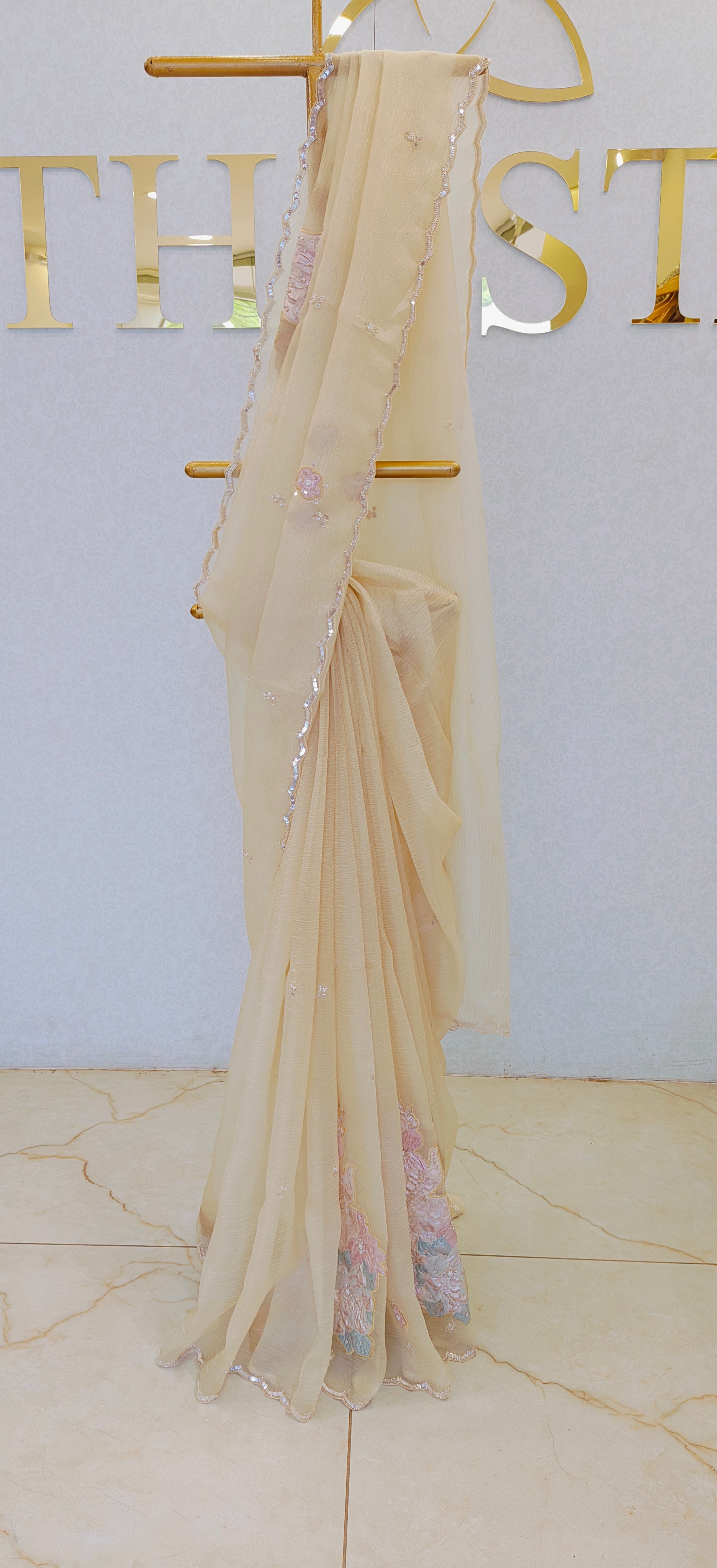 CRUSH ORGANZA SAREE