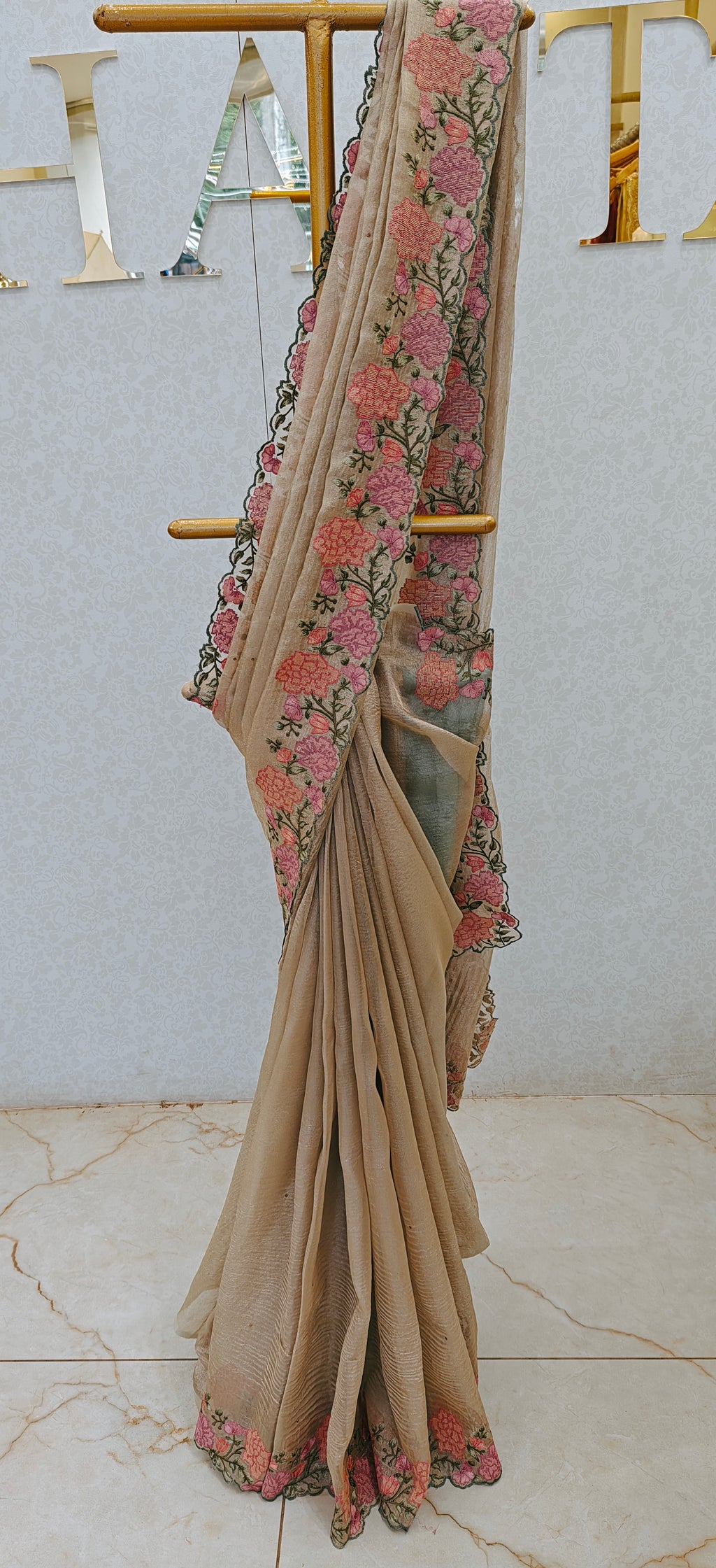 CRUSH ORGANZA SAREE
