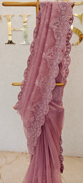 GLASS ORGANZA SAREE