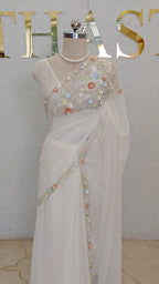 CRUSH ORGANZA SAREE