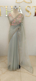 Tissue Net Saree