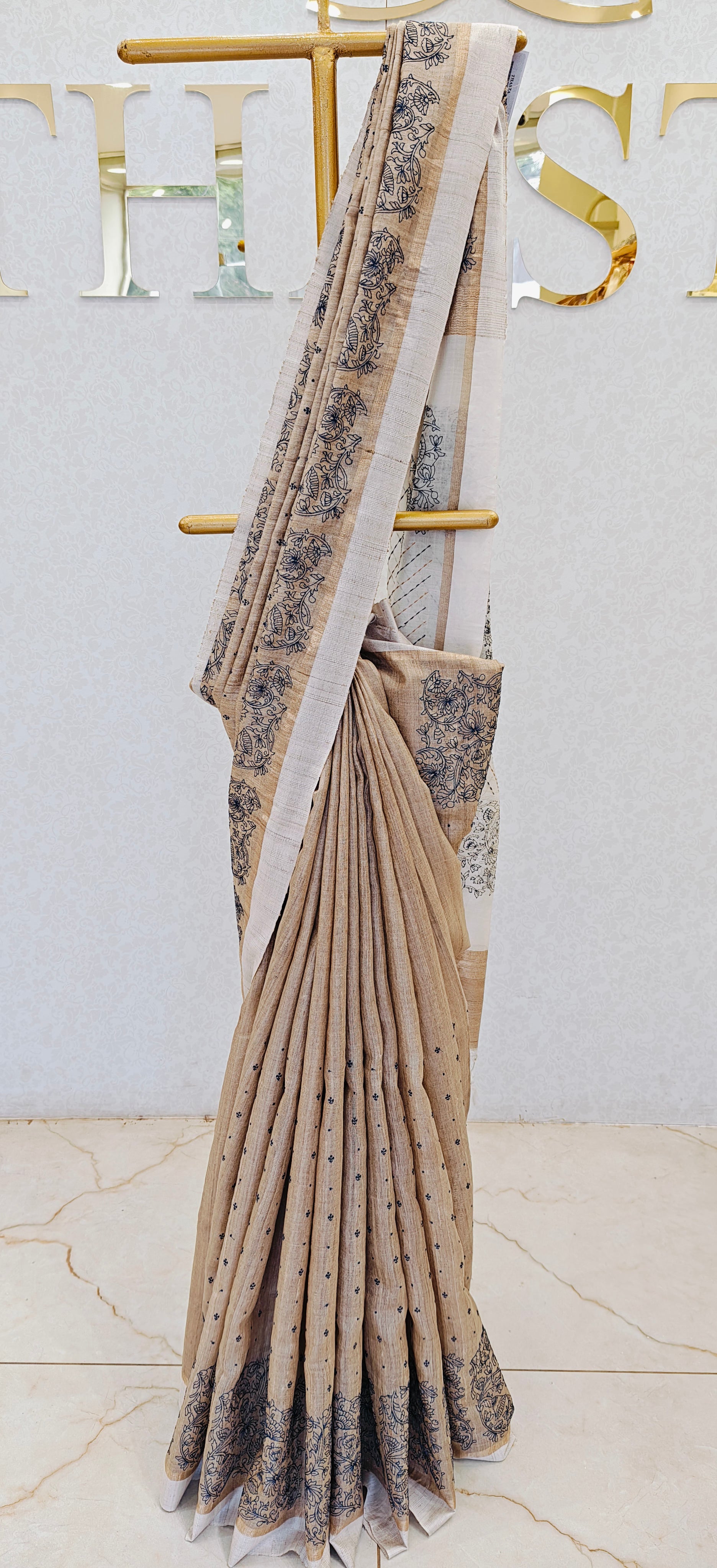 PURE TUSSAR SAREE
