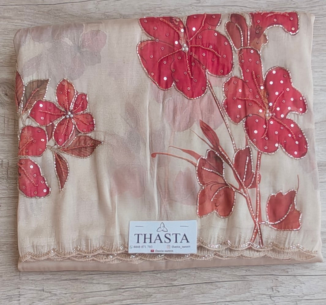 Chanderi Tissue Saree