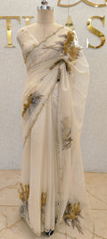 CRUSH ORGANZA SAREE