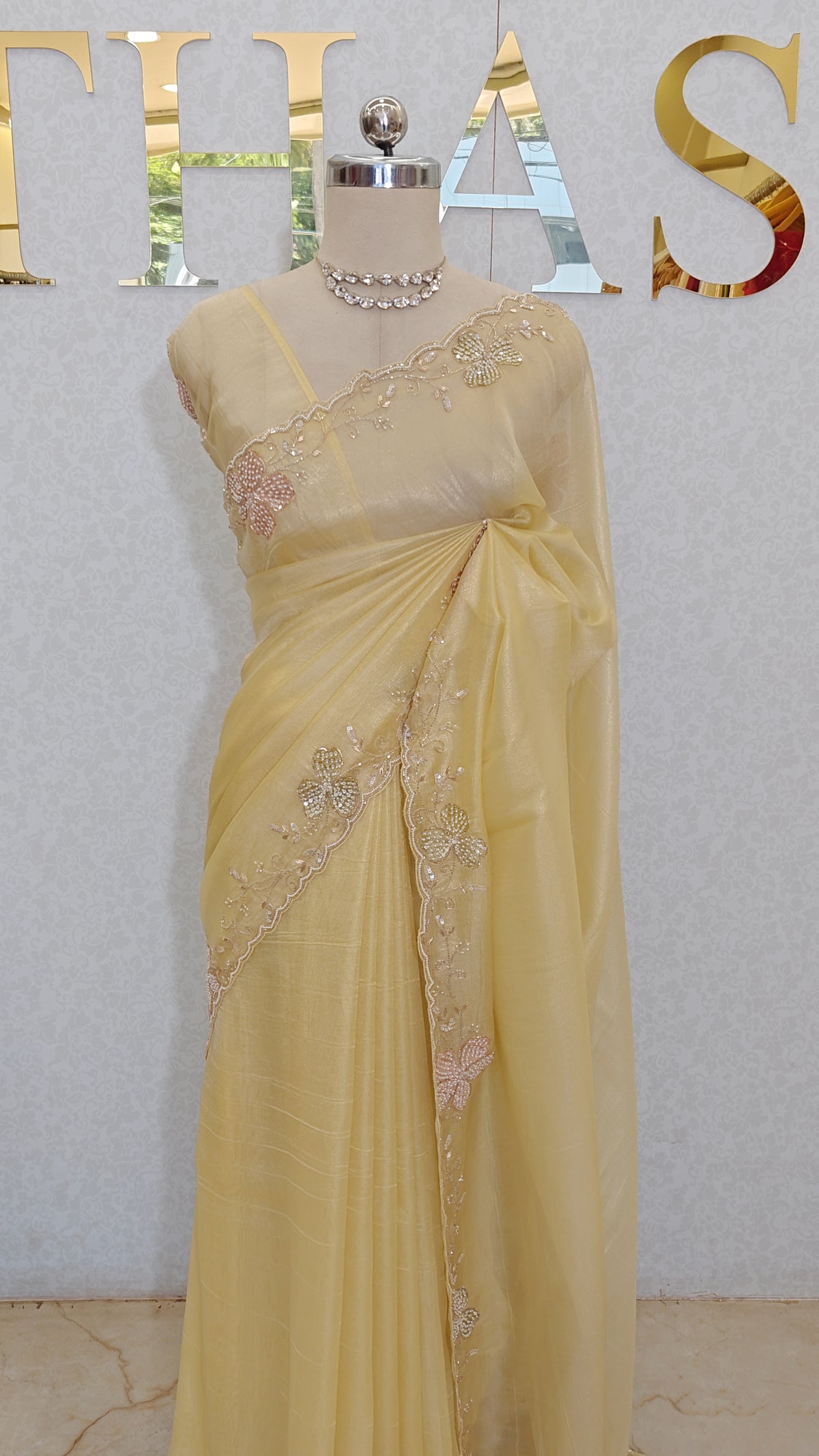 FLOWY ORGANZA SAREE
