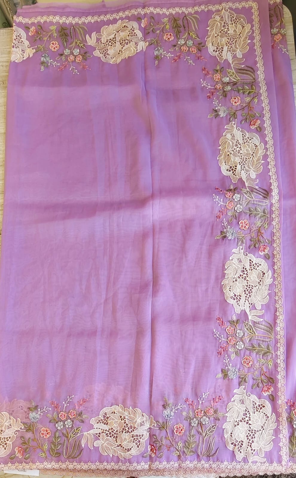 Organza saree