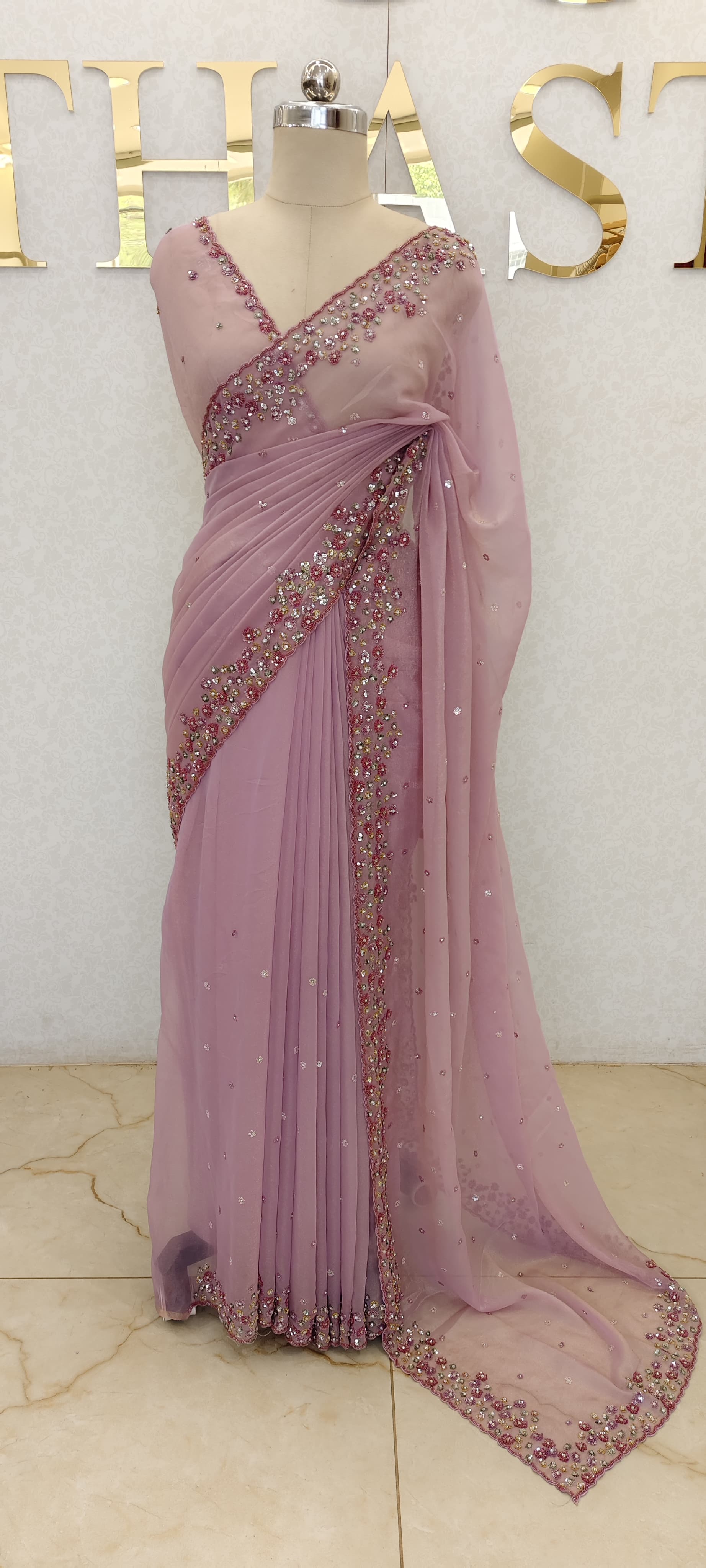 SHIMMER GEORGETTE SAREE