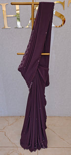 CRUSH ORGANZA SAREE