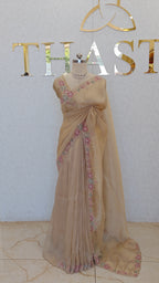 FLOWY ORGANZA SAREE