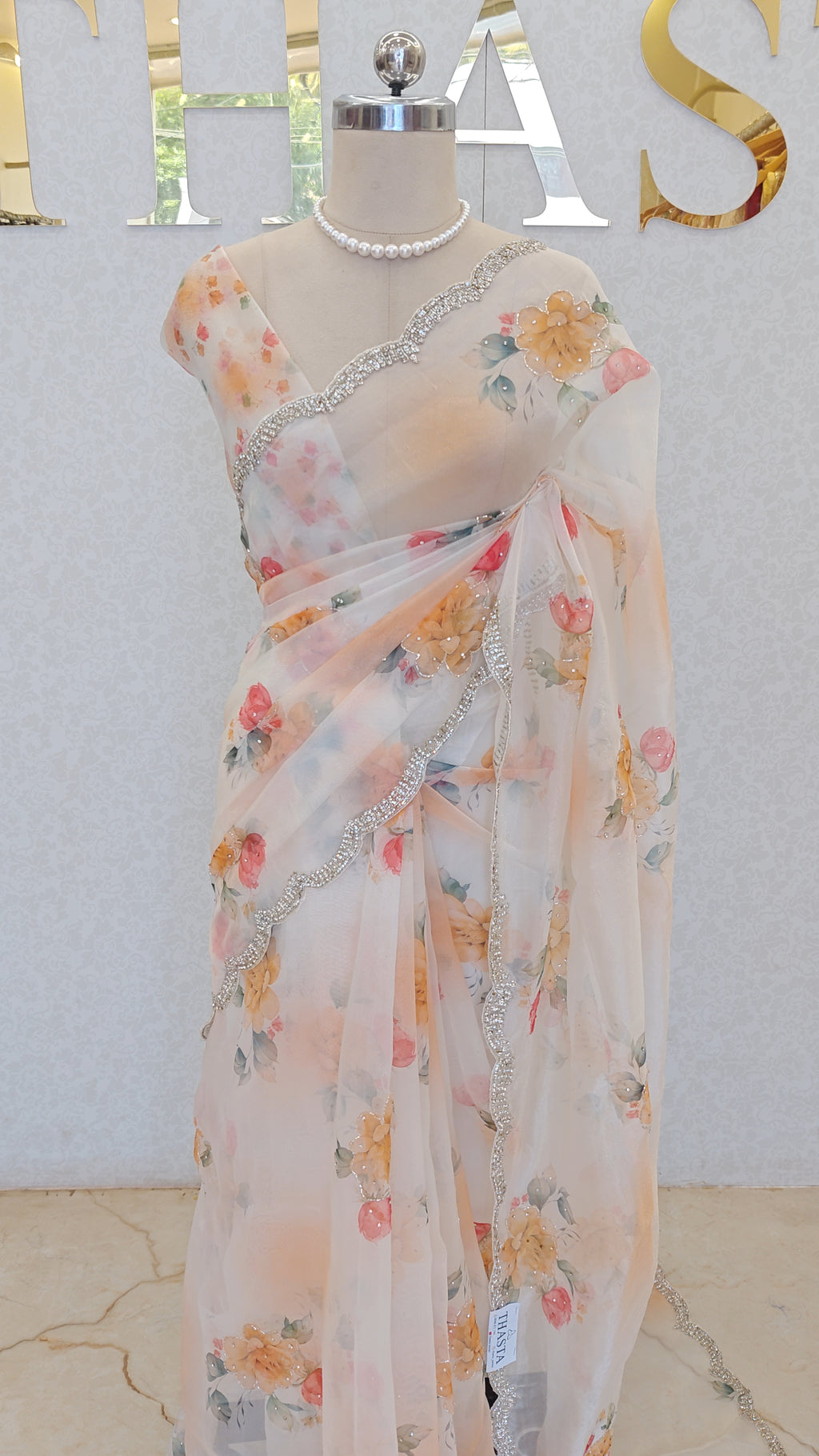 Organza saree