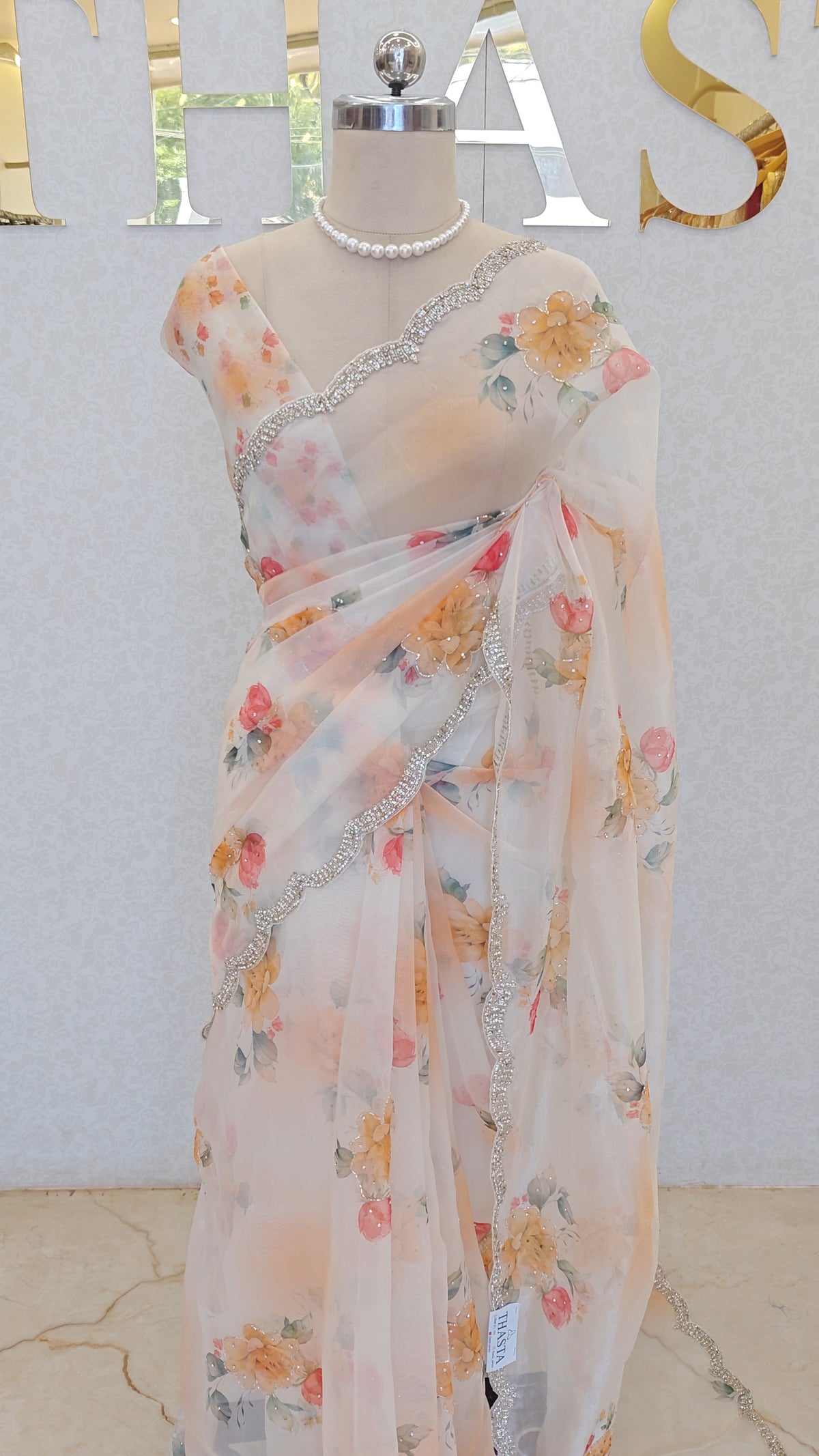 Organza saree