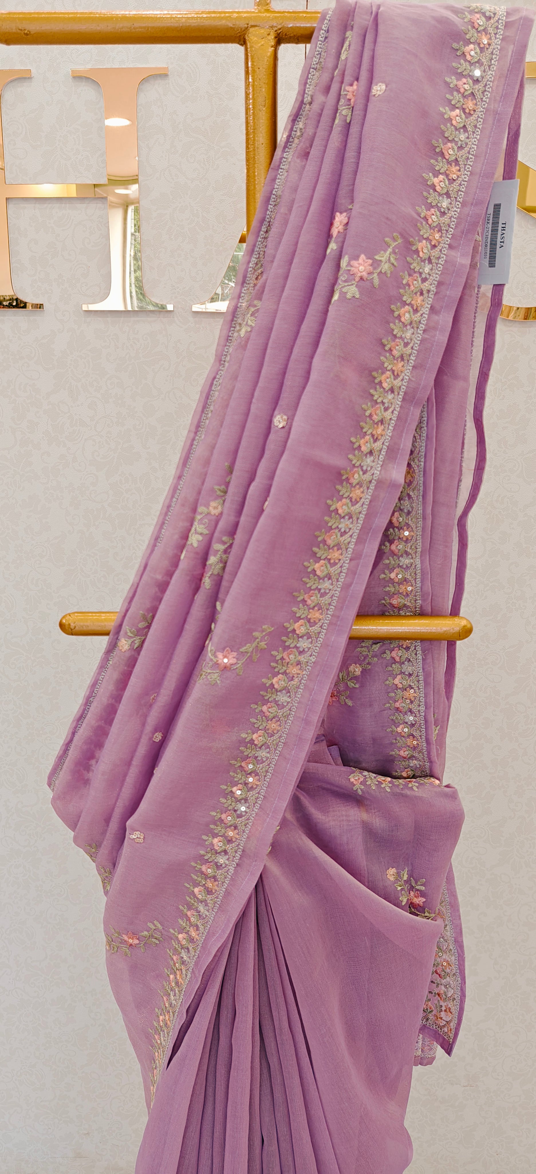 CHANDERI TISSUE SAREE