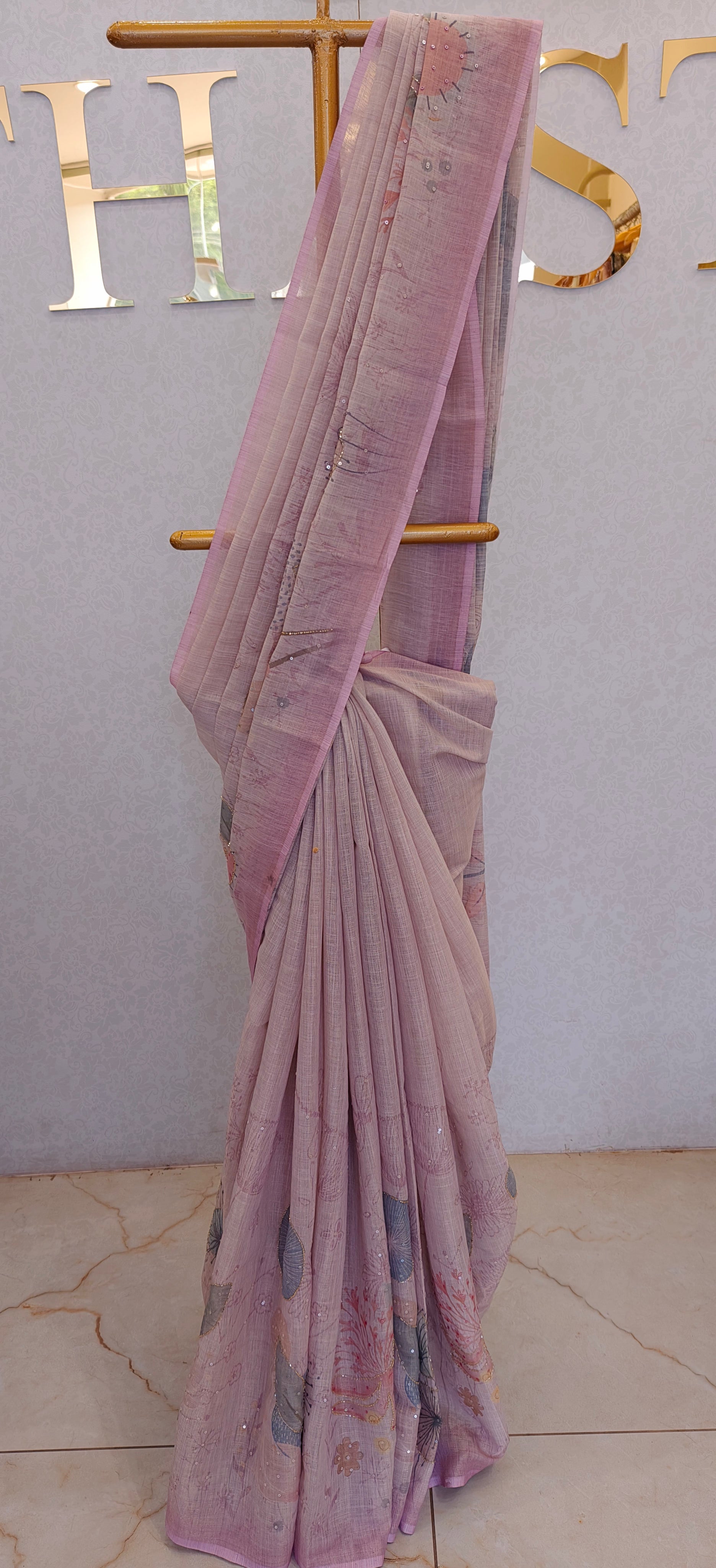 LINEN SAREE