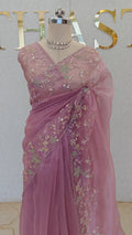GLASS ORGANZA SAREE