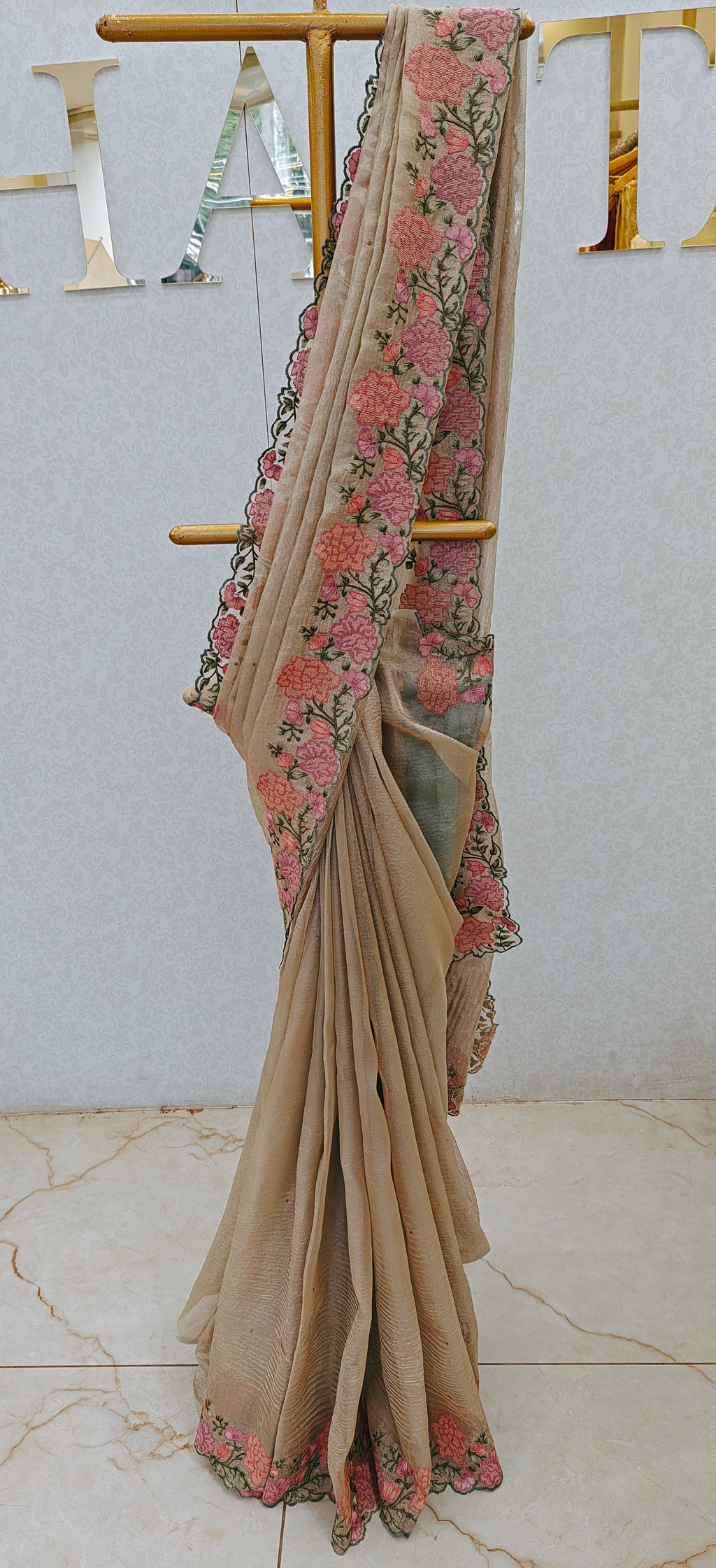 CRUSH ORGANZA SAREE