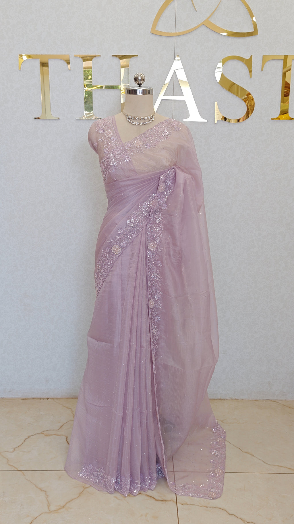 CRUSH ORGANZA SAREE