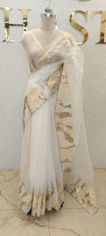 Organza saree