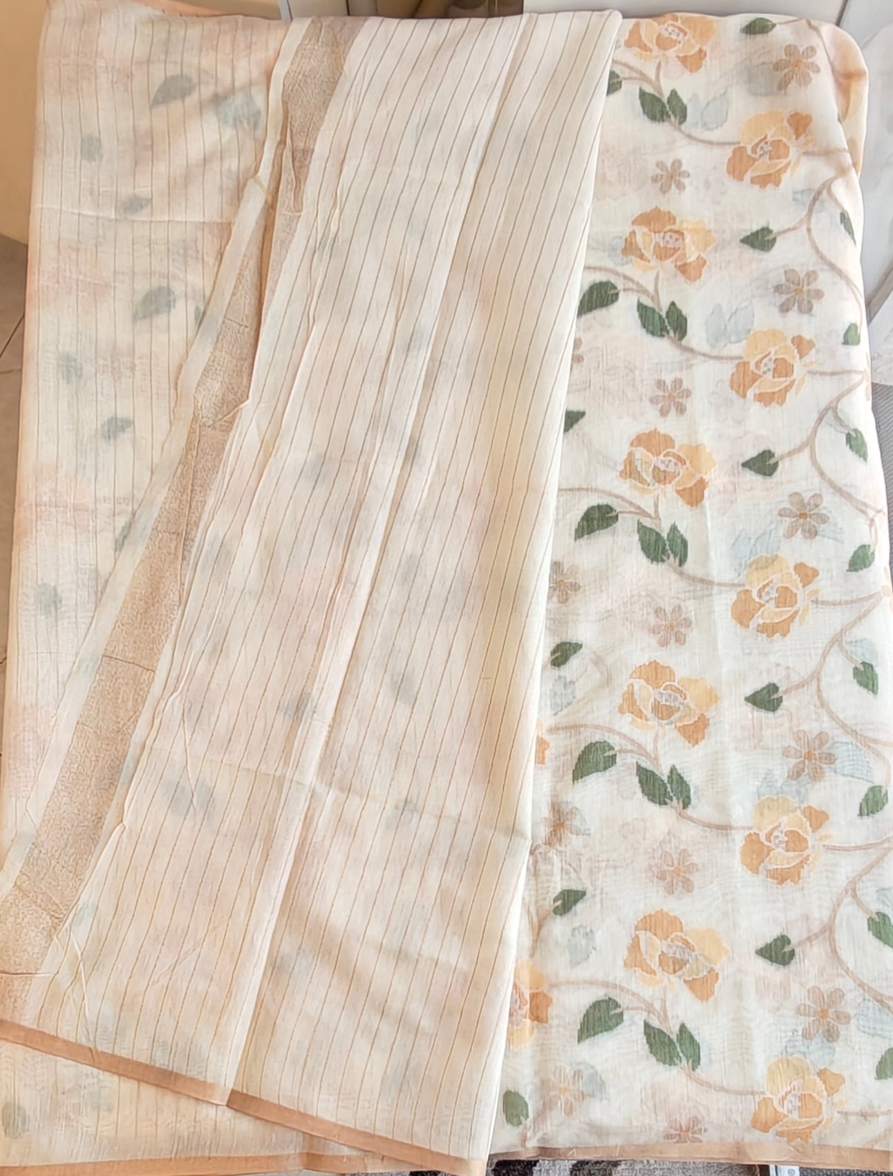 Jamdani cotton saree