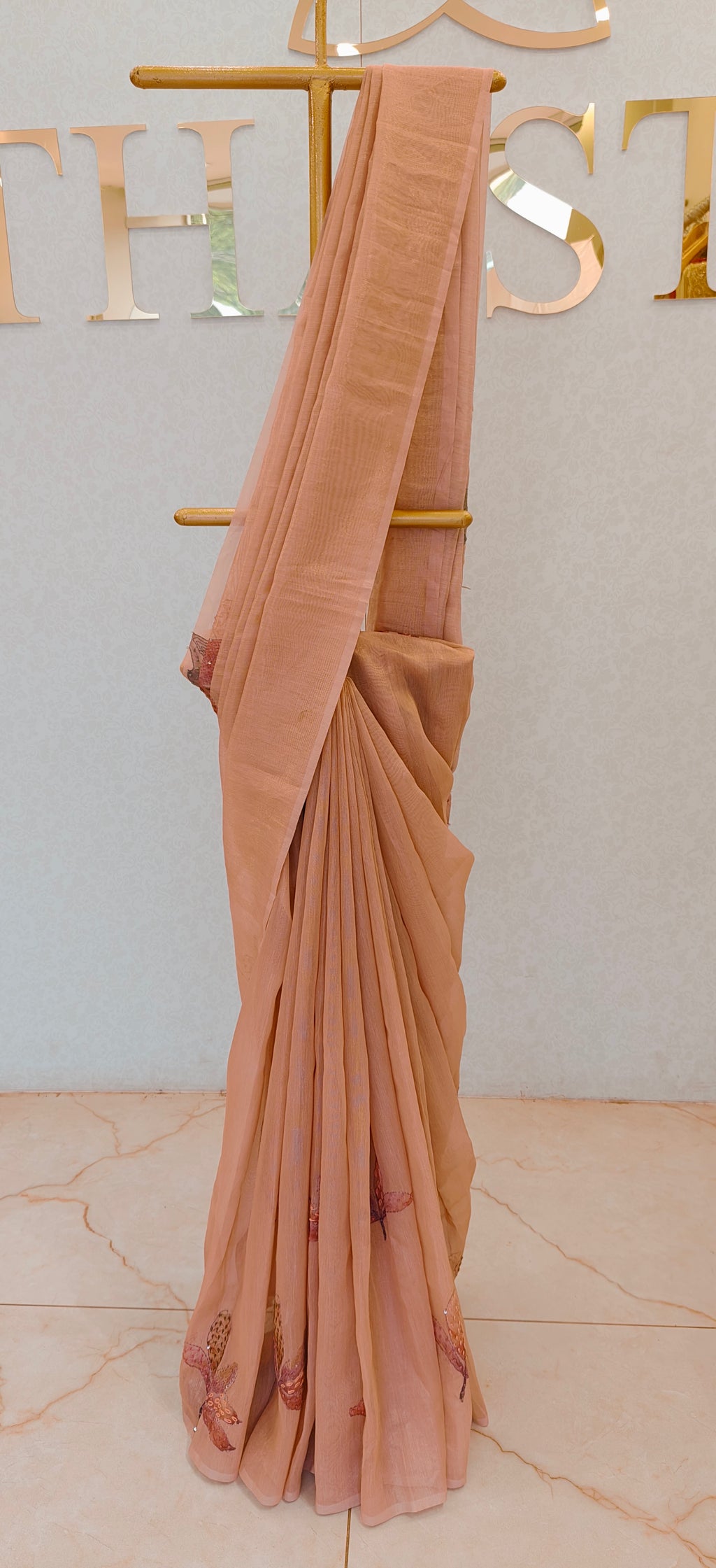 CHANDERI TISSUE SAREE