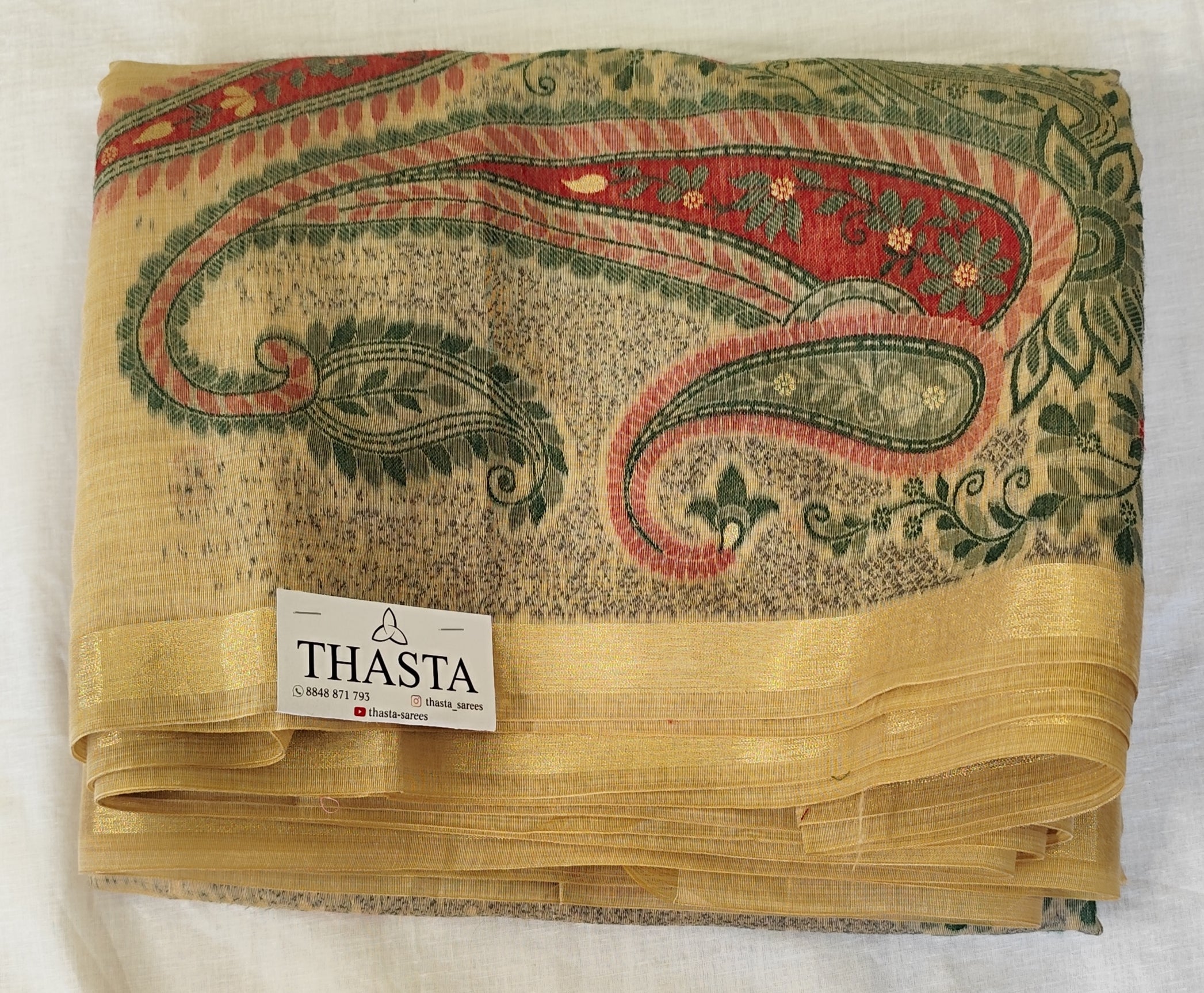 Jamdani cotton saree