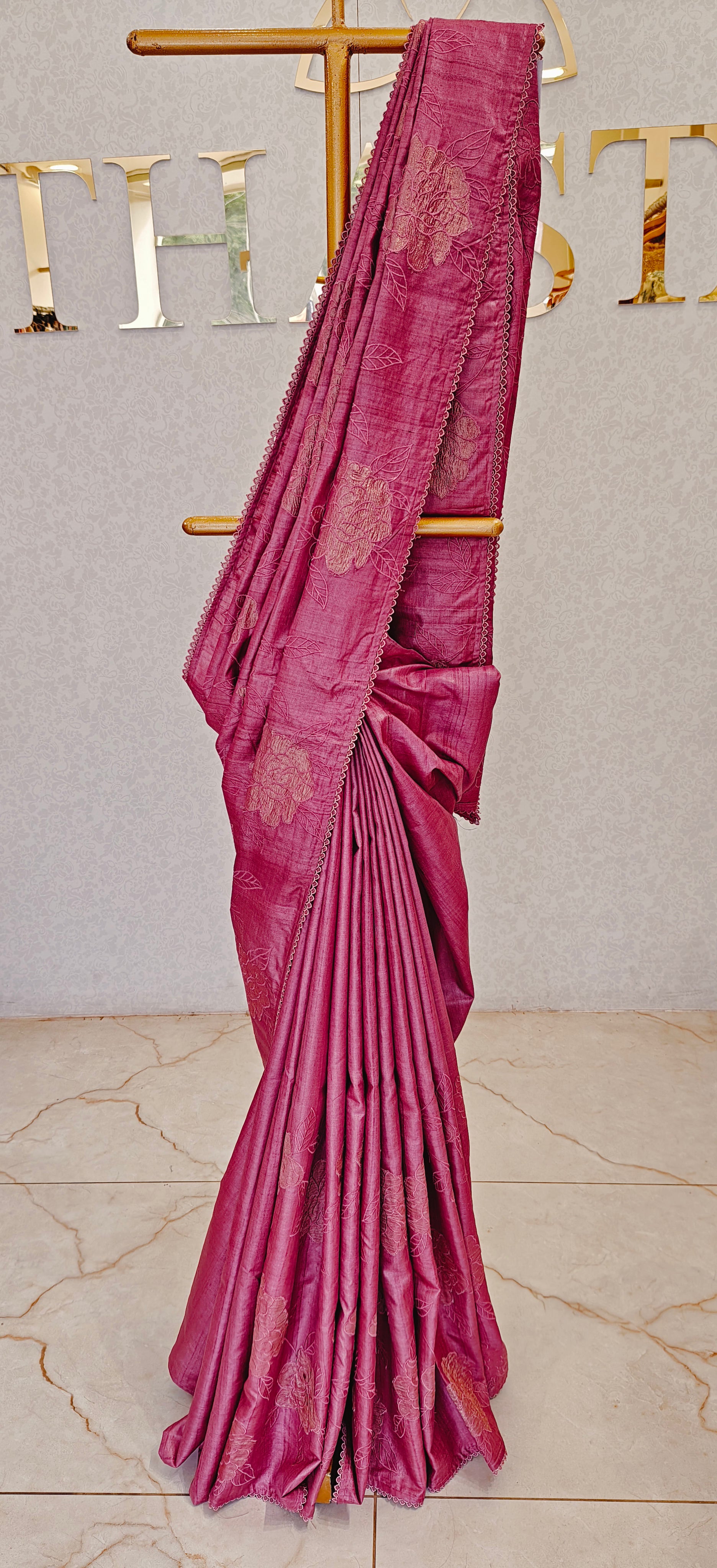 PURE TUSSAR SAREE