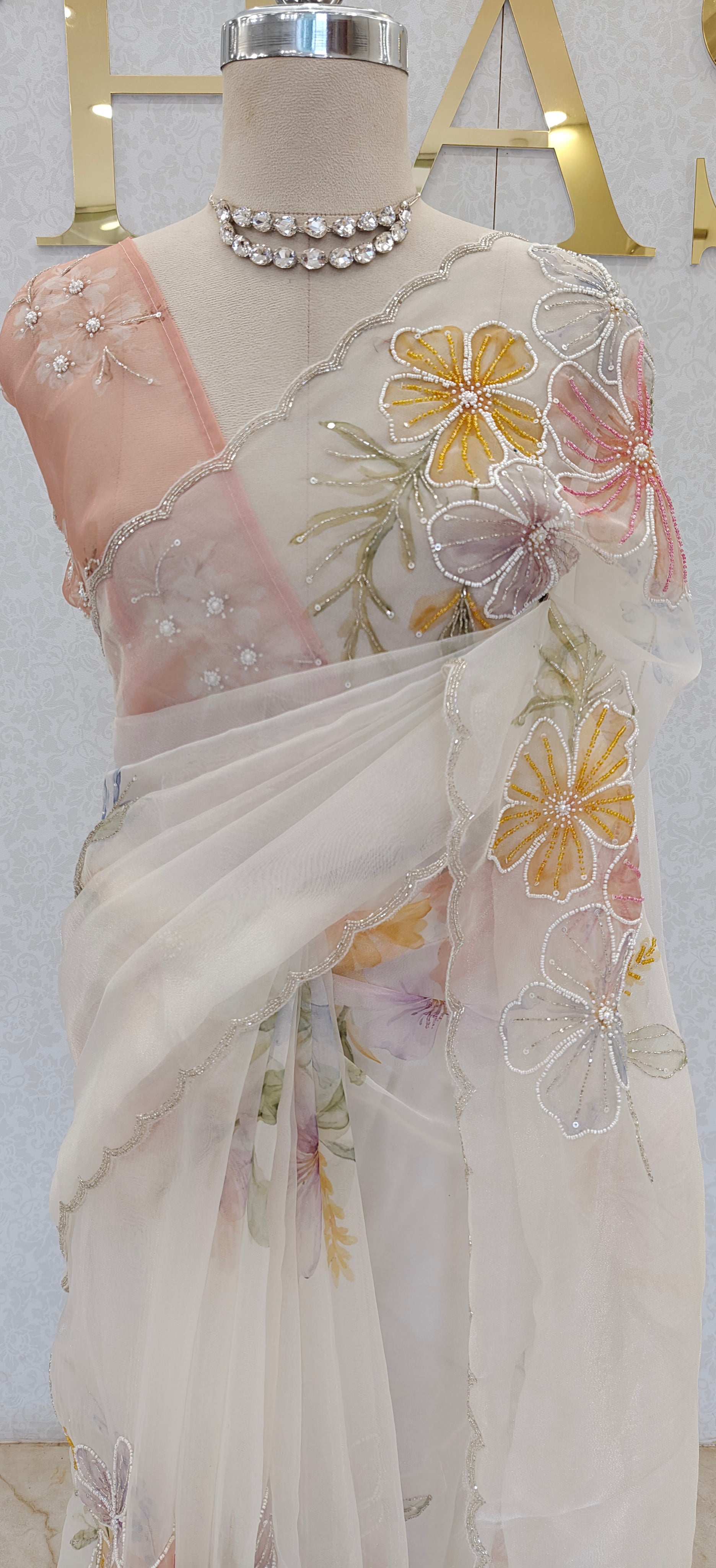 ORGANZA SAREE