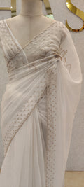 CRUSH ORGANZA SAREE