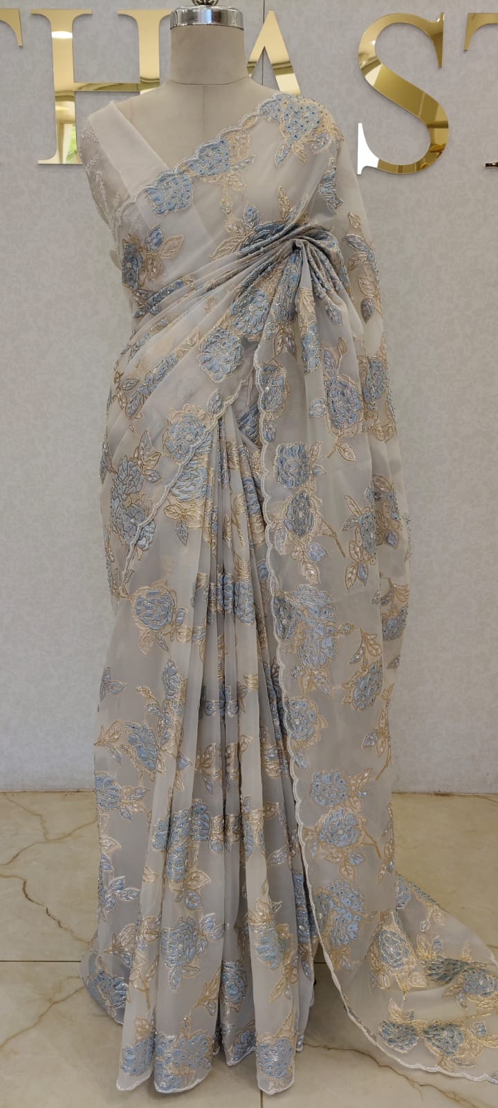 TURKISH ORGANZA SAREE